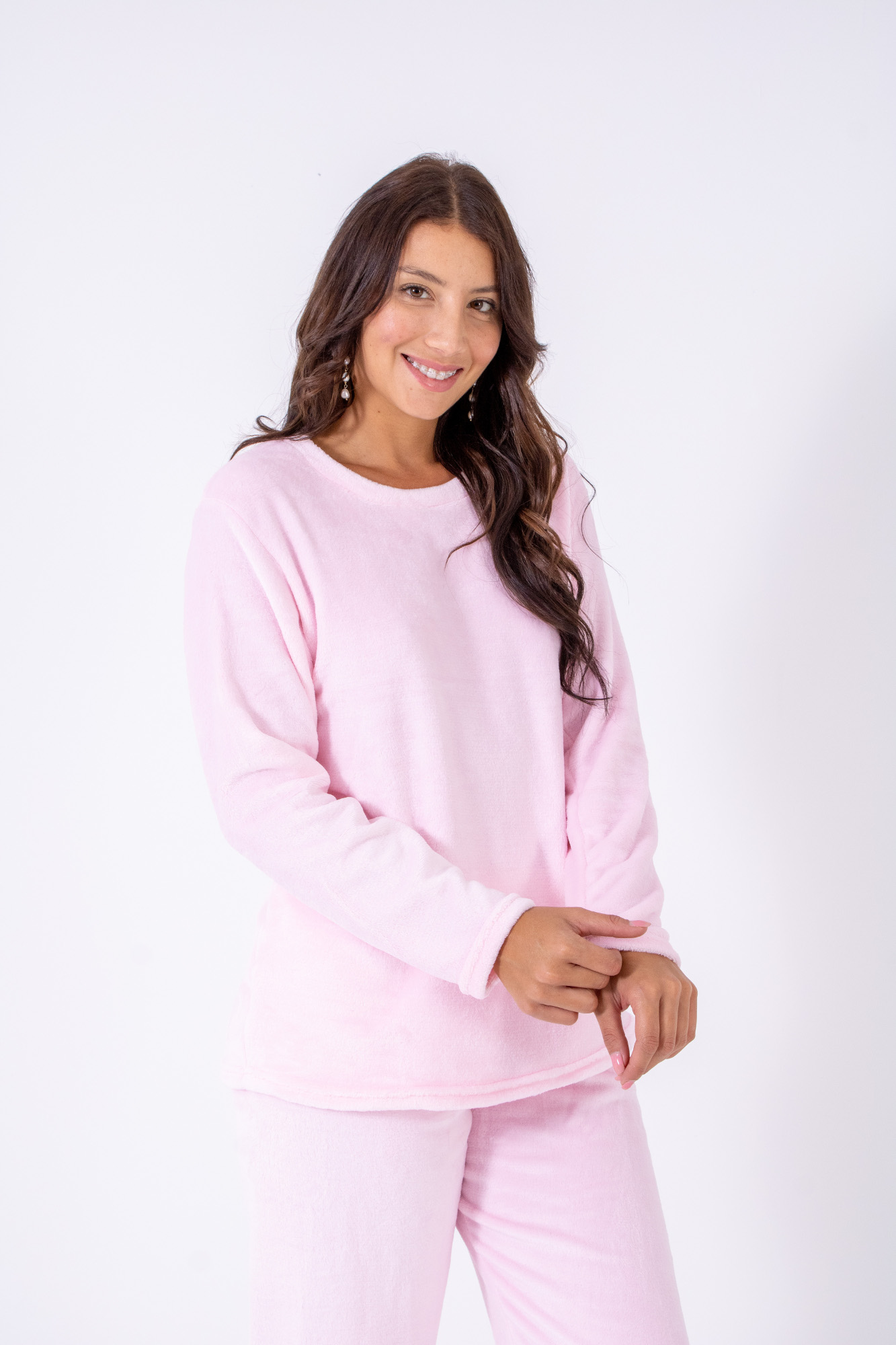 Pijama termica rosada copo