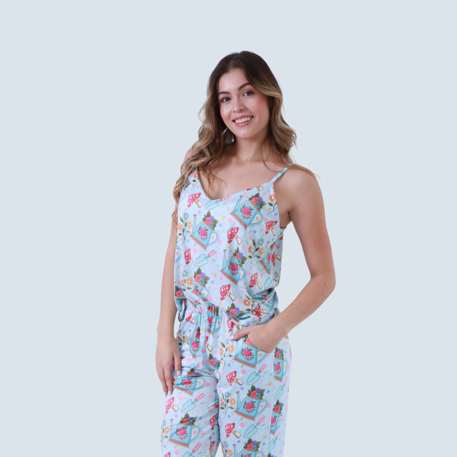 Pijama Tiras Jardin Corta - Image 2