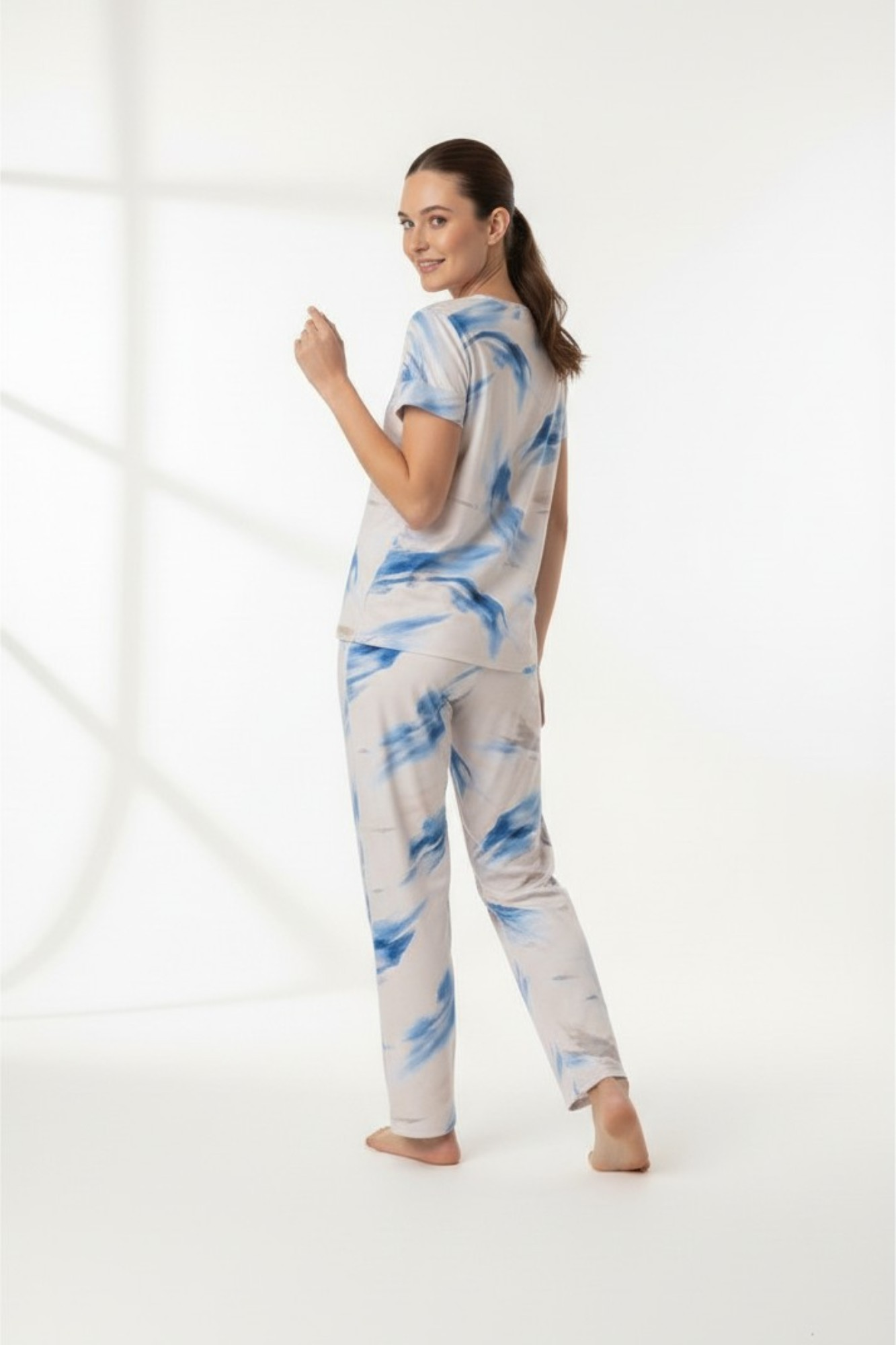Pijama Larga Acuarela - Image 2