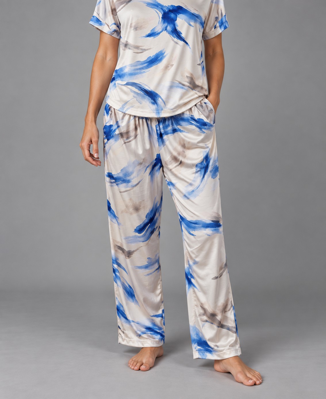 Pijama Pantalón Largo-Diseño Acuarela - Image 3