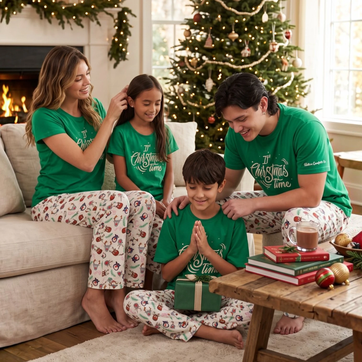 🎄 Pijama Familiar Navidad – Momentos que Abrigan